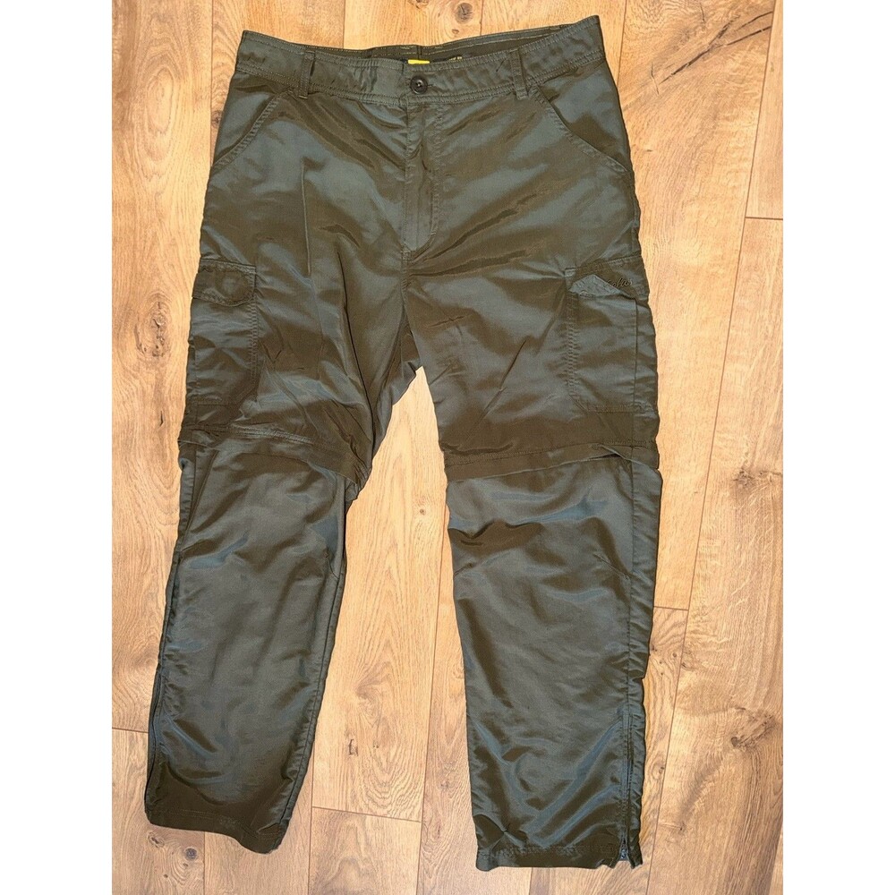 Mens Cabela's Large Classic Fit Convertible Cargo Pants Zip Off Shorts Sz 32x32